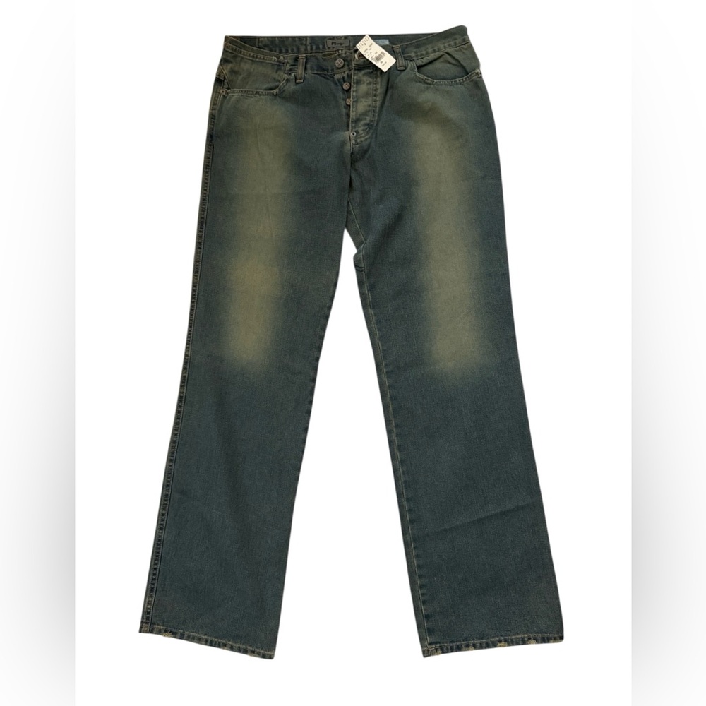 Roy Premium Denim Jeans Barneys New York Button Fly Straight Leg Size 36 NWT